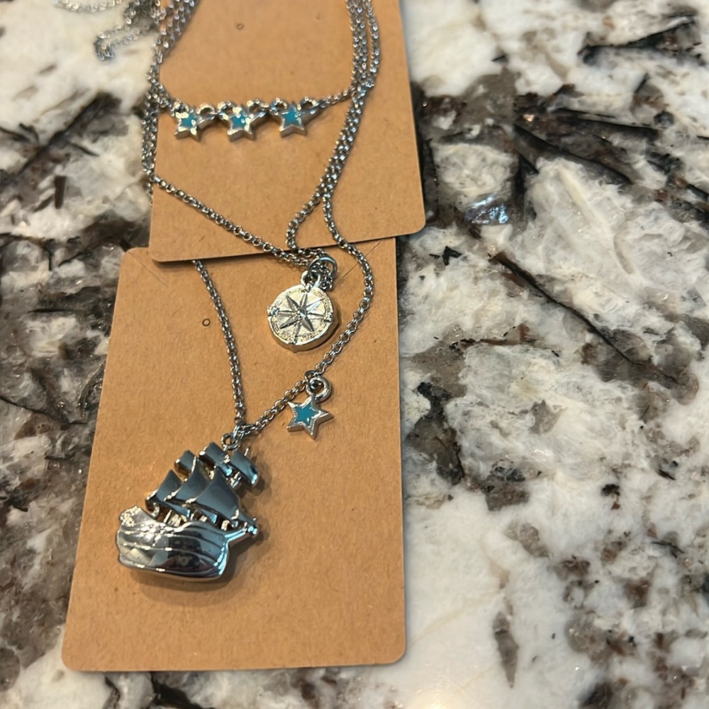 Disney Pirate Triple Layer Neclace